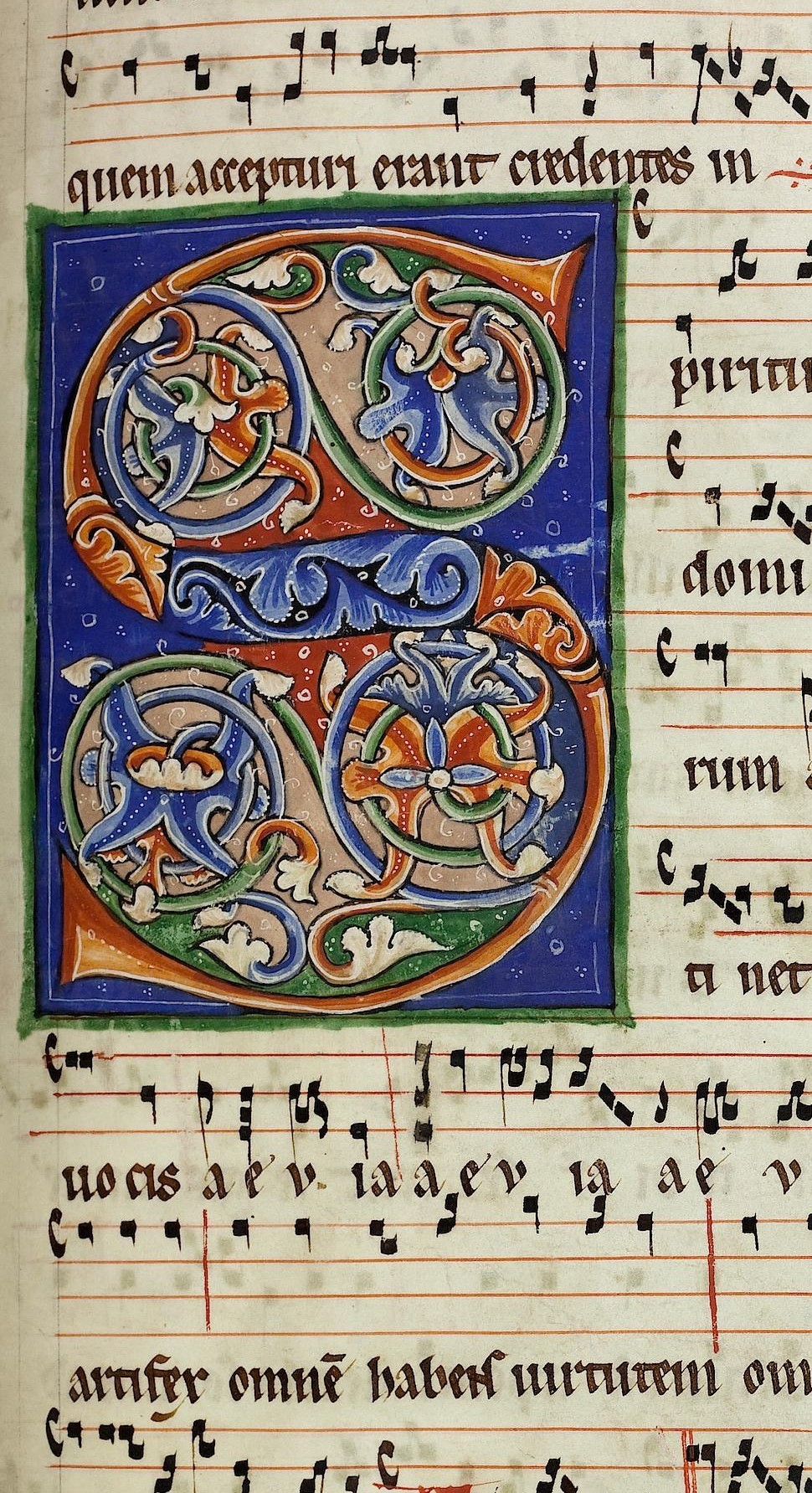 Graduale Cisterciense, Cod. Sal. IX,67, fol. 73r, Salem, um 1225
